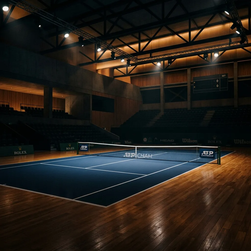 Palais Royale indoor tennis stadium